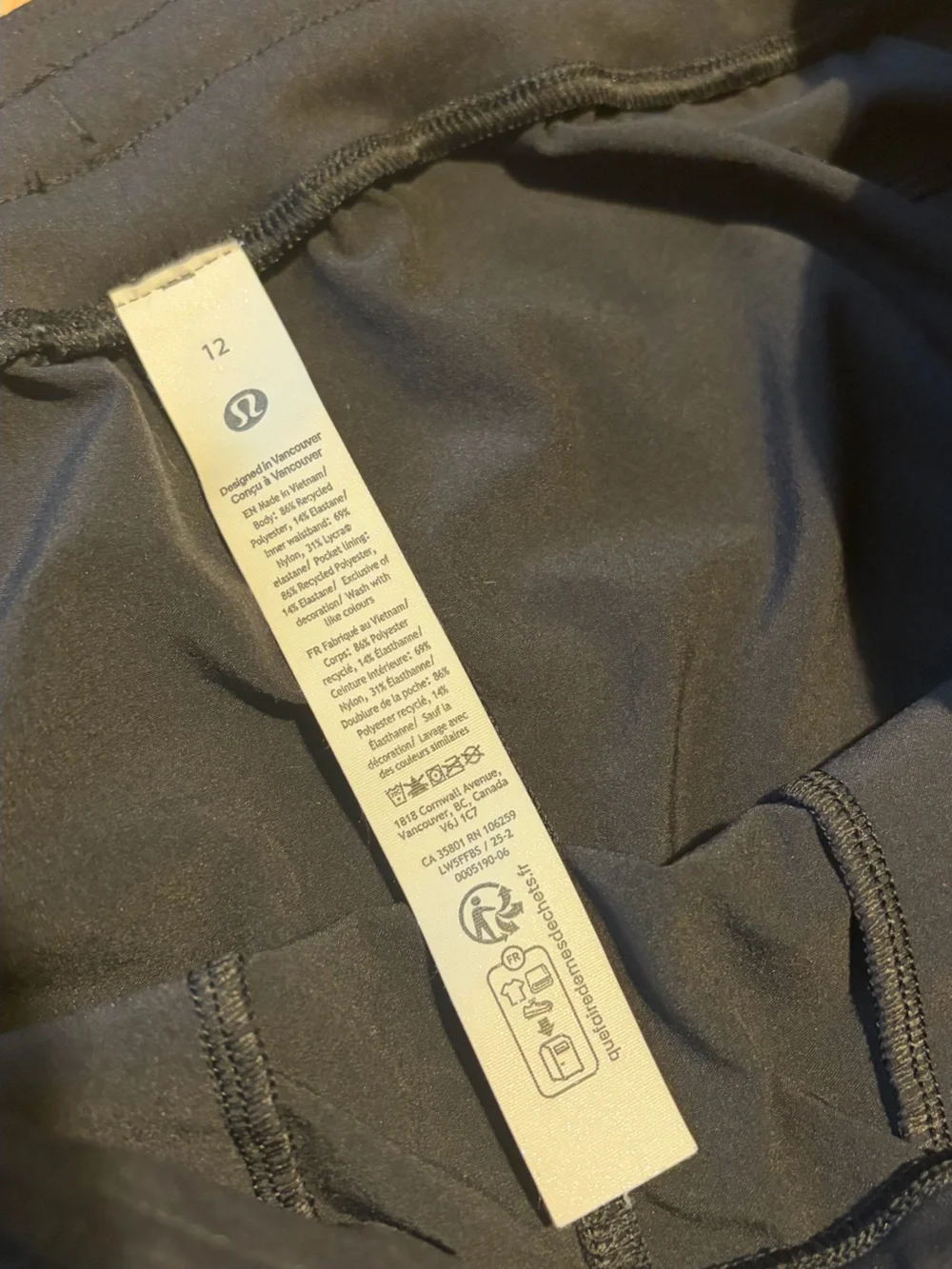 Lululemon Black Wide-Leg Lightweight Lounge Pants